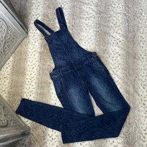 Hollister halter overalls small festival boho chic denim coastal cowgirl western